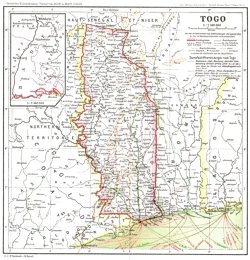 Karte Togo Koloniallexikon