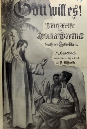 Titelblatt der Zeitschrift „Gott will es!“