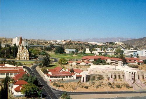 Blick auf Windhoek